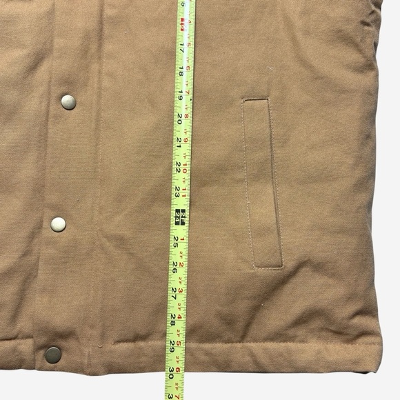 Pittsburgh Steelers Jacket Mens Large Brown Hooded Canvas Zip NFL Darius Rucker - Picture 13 of 16